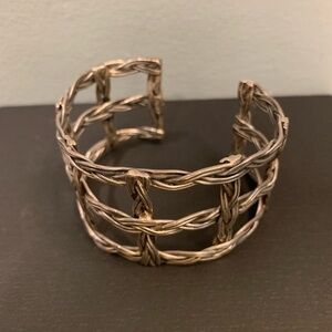 Silver cuff bracelet